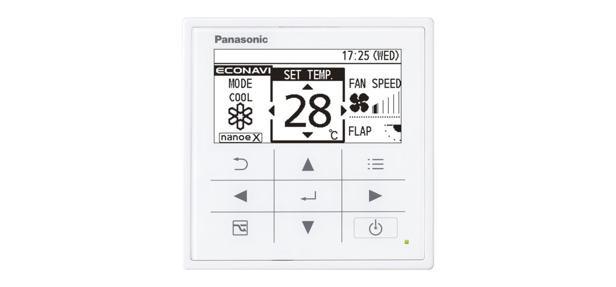 Kontroles panelis balts